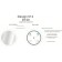 Cersanit Led 012 Design 72x72 cm mirror, backlight, cold/warm light, round