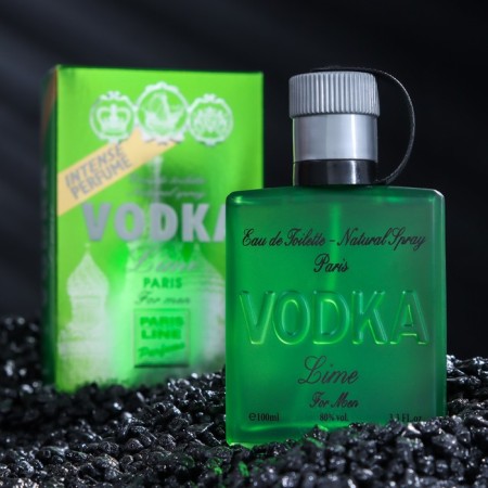 Men's toilet water Vodka Lime Intense Perfumed, 100 ml