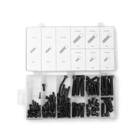 Set of bolts under the hexagon tundra Krep, 106 items-1