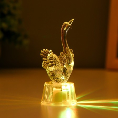 Nightneck "Swan" LED from the batteries LR1130 Transparent 9.5x4C4CM RISALUX-4