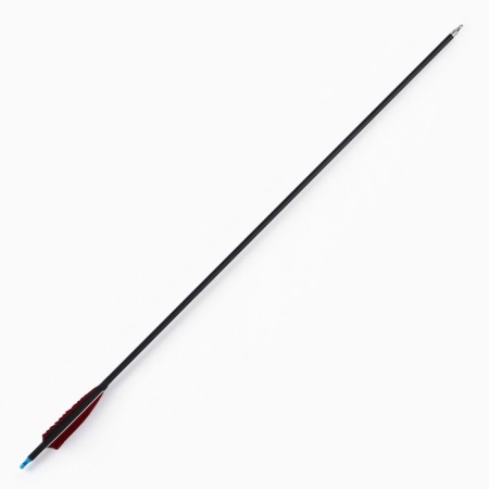 A set of arrow for onions 3 pcs, carbon, black, plumage - red, 80 cm-1