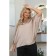 Female suit, size 48, beige color
