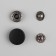 Installation buttons, alpha, d = 17 mm, black matte color