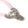 Claw-sequel with a rubberized handle, a hole of 11 mm, pink