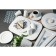 Coffee steam porcelain Magistro Argos, 2 items: a cup 100 ml, a saucer d = 15 cm, white color