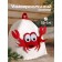 Bath cap with children's applique "Krabik" felt