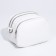 Bag Cross-Bodi with a zipper, white color