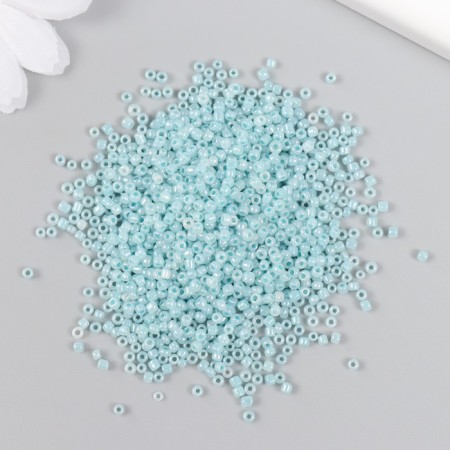 Glass beads 12/0 "cornflower" translucent mother -of -pearl 450 grams-1