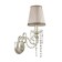 Sconces Aurelia 1x40W E14, gold, silver patina 28x39 cm