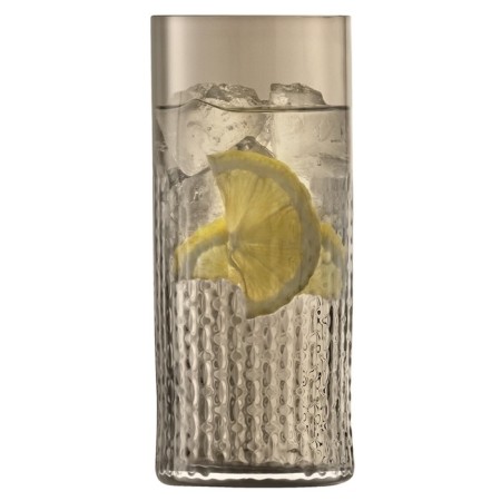 Set of high glasses, brown color, 400 ml-2