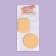 Makeup sponge, set - 2 pcs, beige color