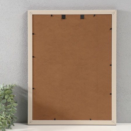 Photo frame plastic 30x40 cm "Abstraction of lines on white" coffee 1.5x33.6x43.6 cm-2