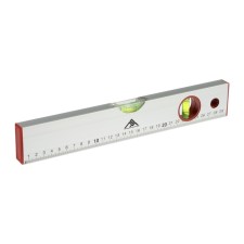 Aluminum scrap level, 2 eye, ruler, 300 mm