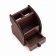Organizer 2 sections, 1 drawer, series of cherry with Kant Black, 12x12x14cm