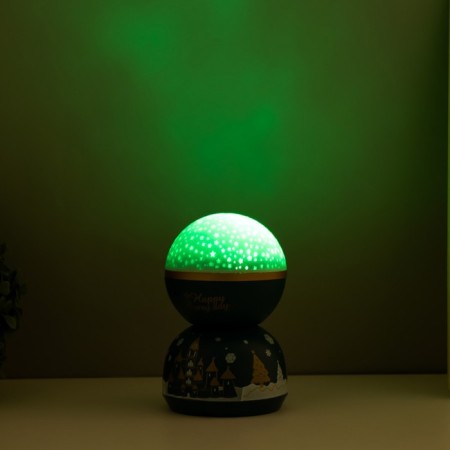 Night Projector "Winter Fairy Tale" LED 3HLR44 Green 9x9x15 cm Risalux-7