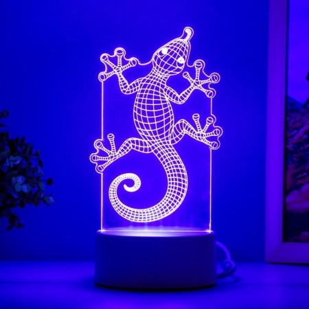 Geckon lamp LED white 9x9.5x15 cm Risalux-6