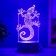 Geckon lamp LED white 9x9.5x15 cm Risalux
