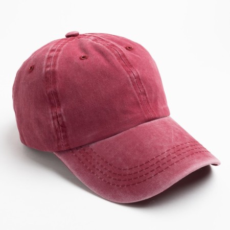 Baseball cap, burgundy color, size 56-58