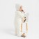Knitted Knitty Children's Minaku, white color, height 80-86 cm