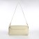 Bag Women's Messenger on the Textura valve, medium size, milk color