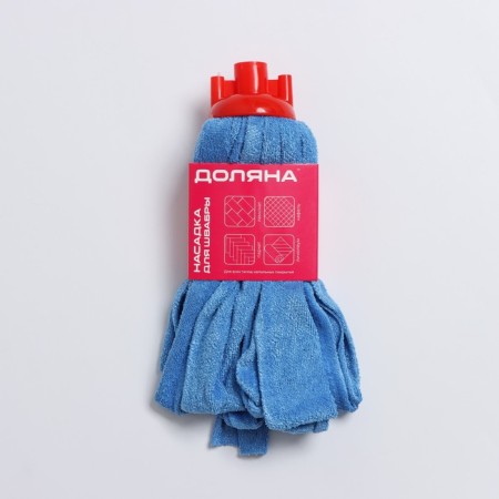 Nozzle for a mop ribbon shade, microfiber, 140 gr, color mix-4