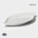 Porcelain dish Magistro "Rook", 33.5 × 17 cm, white color