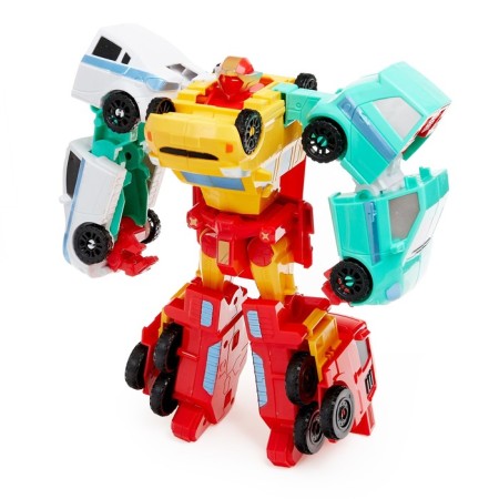 The set of robots "Megabot", transforms, collects from four robots-1