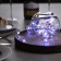 Garland “thread” 2 m Rosa with nozzles “snowman”, ip20, silver thread, 20 LED, white glow, 2 modes, AAX2