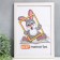 Photo frame MDF 21x30 cm. No. 6, mix, milk oak (plastic screen)