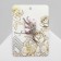 Brooch "Landysh flowers", white-pink color in silver