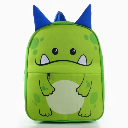 Baby backpack for a boy with a pocket "Montstrika", 30x25 cm-1