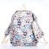 School backpack from textiles on a zipper, 3 pockets, pencil case, color colorful color