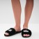Women's slippers with open nose size 38-39, black color