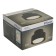 Ceiling light Feron HL367, IP44, GX53, 12 W, 110x110x75 mm, black color