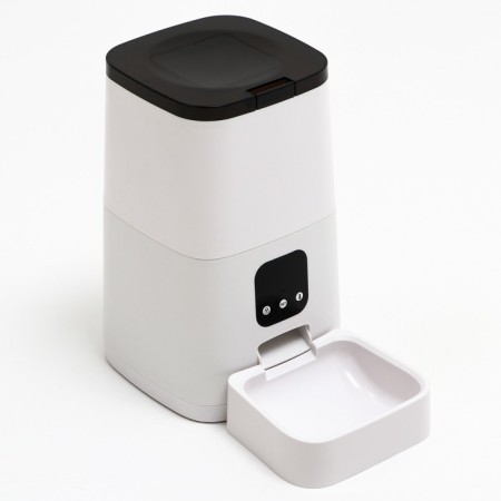 Smart Auto feeder, container 4 l, 2 kg of dry food, with Wi-Fi, voice recording function