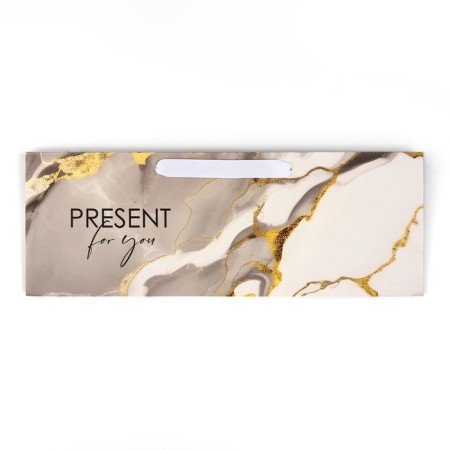 Horizontal “marble” bottle package, 36 × 10 × 13 cm-3