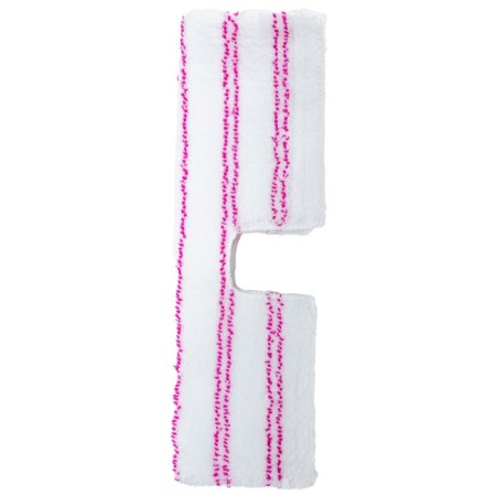 Pioneer 17 nasading for a mop, microfiber, bilateral, 38x10 cm, white-red color