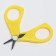 A child’s care set, 5 items (comb, tweezers, scissors, a knipser, saw), yellow color 6