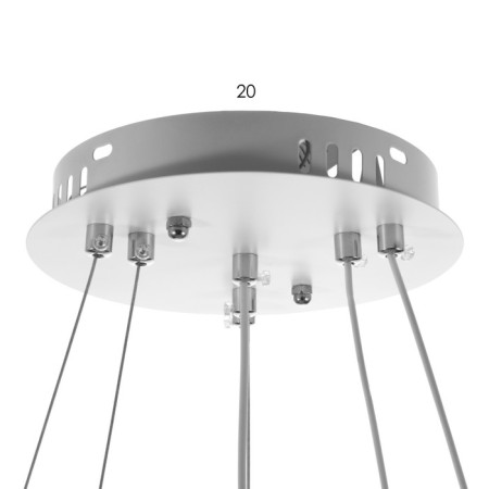 Люстра BayerLux 2677/3 LED 180Вт 3000-6000К белый 47х47х33 см-7