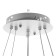 Люстра BayerLux 2677/3 LED 180Вт 3000-6000К белый 47х47х33 см