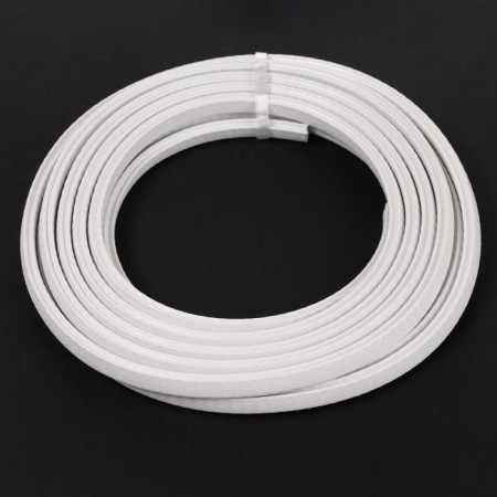 Protective lining on the door circuit, metal core, 5 m, white