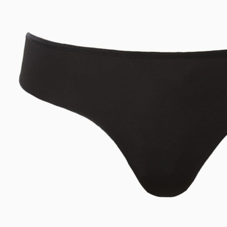 Panties female slips are seamless, black color, size 42-44 (m)-6