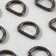 Half -ring for bags, d = 15 mm, thickness - 3 mm, 10 pcs, nickel color