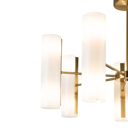 Freya FR5368CL-14BS FIRE, 435x355x320 mm ceiling lamp, E14, 14x40W, brass color-3