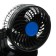 Salon fan, 12 V, double, rotary 360 °, car blowing