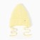 Children's hat, yellow color, size 48-50