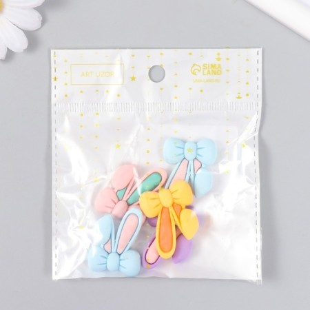 Decor for creativity Plastic "BUSIC EASICS WITH BANTS" MIX 3.3x2.6 cm-4