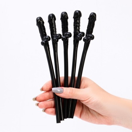 Tubes "Bacheloretteun", plastic, black, 5 pieces-3