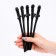 Tubes "Bacheloretteun", plastic, black, 5 pieces