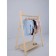 Body Body on buttons with Rant Base anti -ticaras, seams outward, height 56 ​​cm, blue color